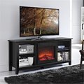 Livewire Walker Edison Furniture Black Wood TV Stand - 58 in. LI143255